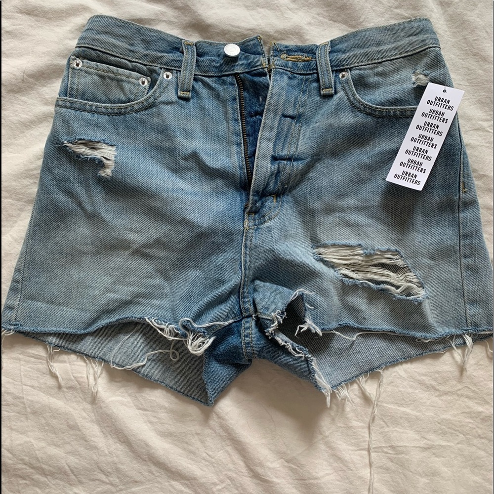 Bdg girlfriend high rise jean shorts NWT